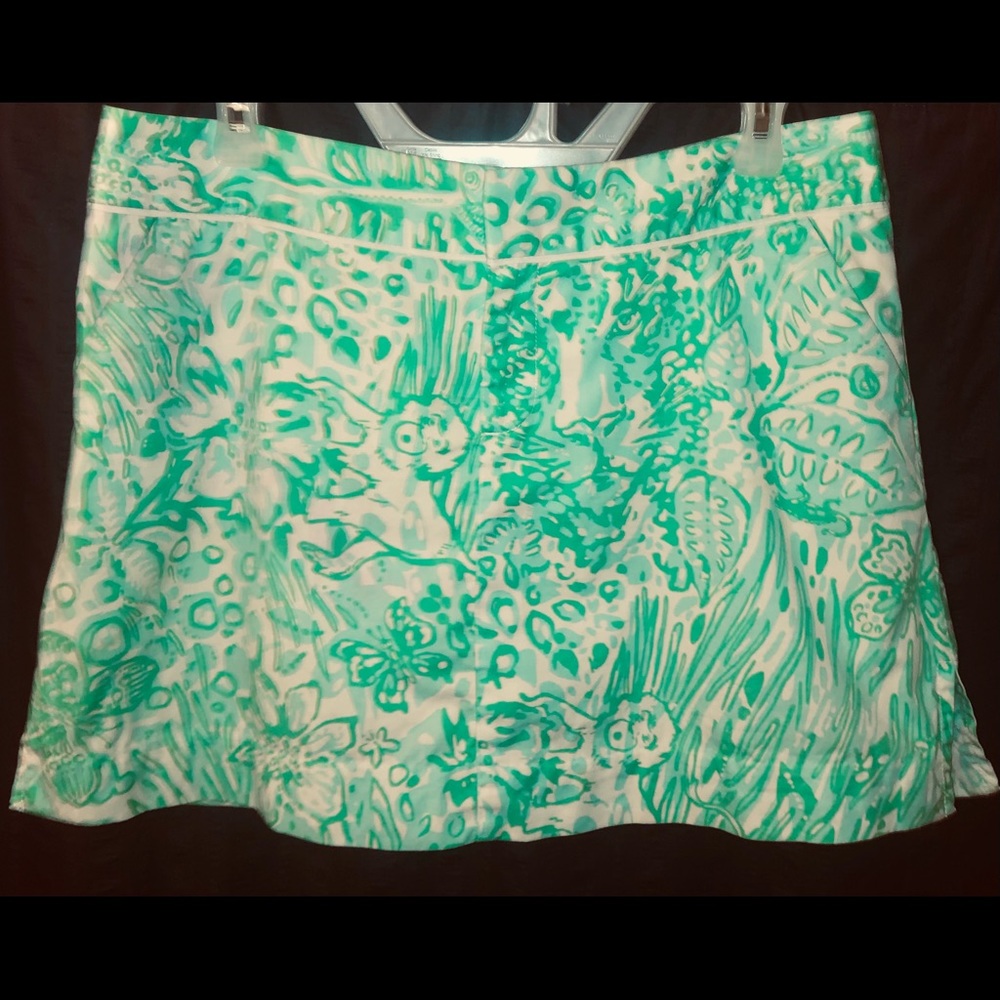 Lilly Pulitzer Cleona Skort Bungle In the Jungle size 10 EUC